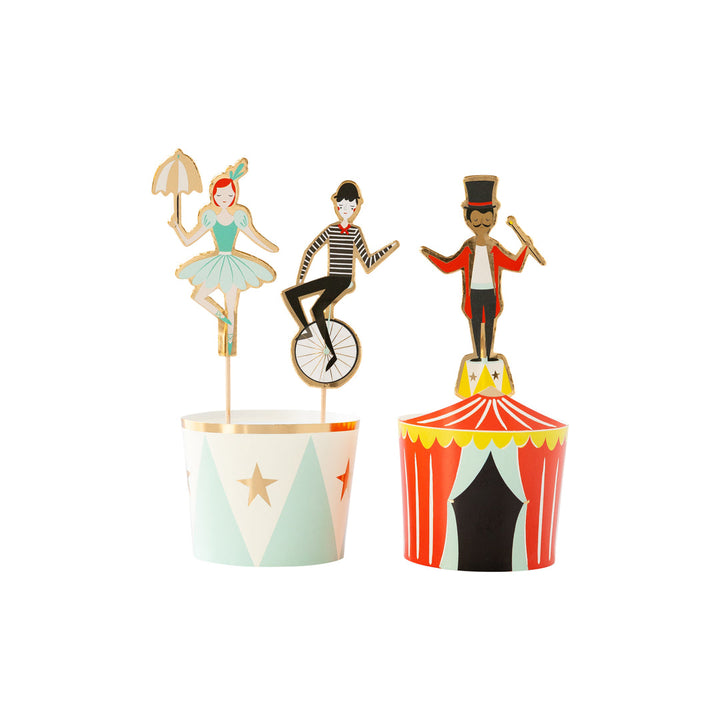 Kit Cupcake Circo 24 Uds