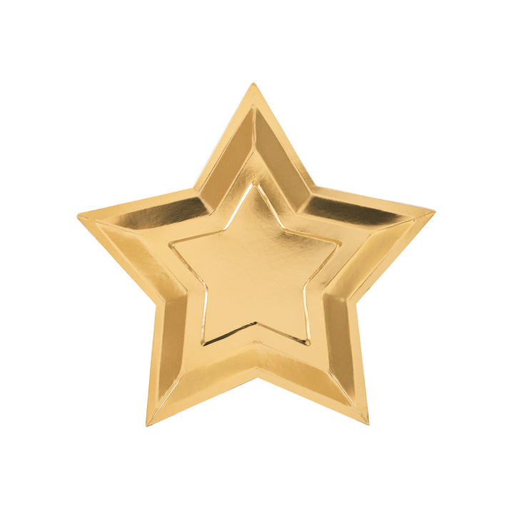 Plato Grande Estrella Dorada