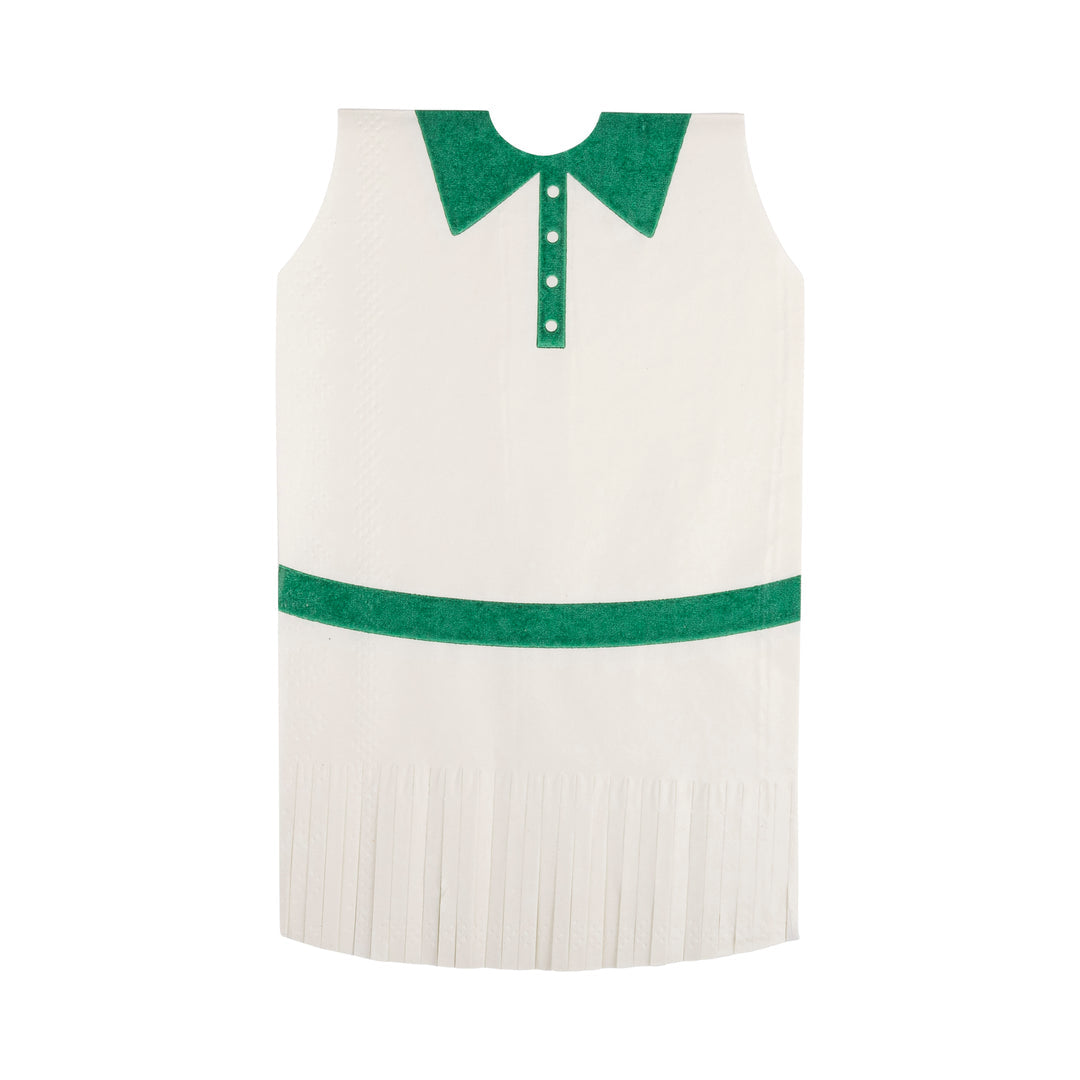 Servilleta Minivestido Flecos Tennis 24 Uds