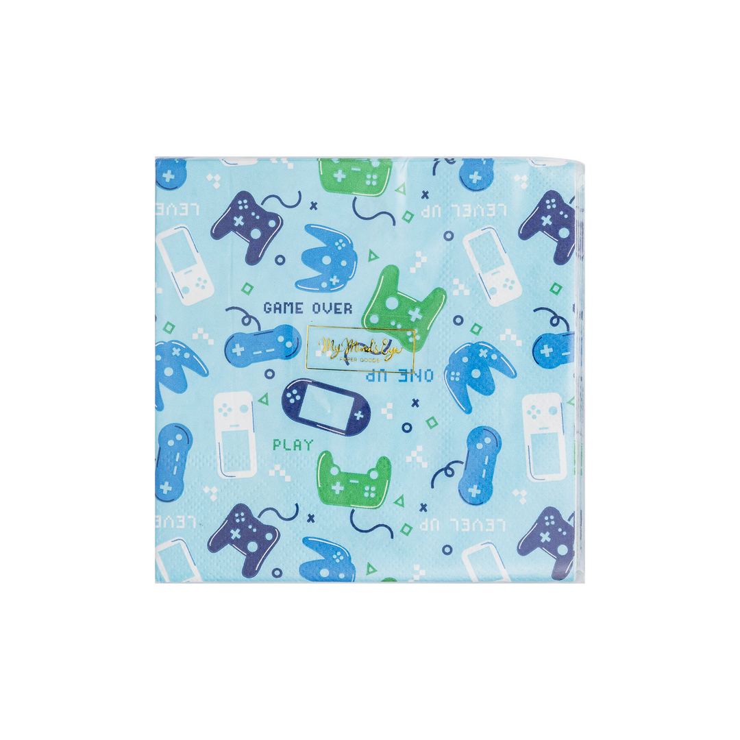 Servilleta cóctel "One Up Game"  40 Uds