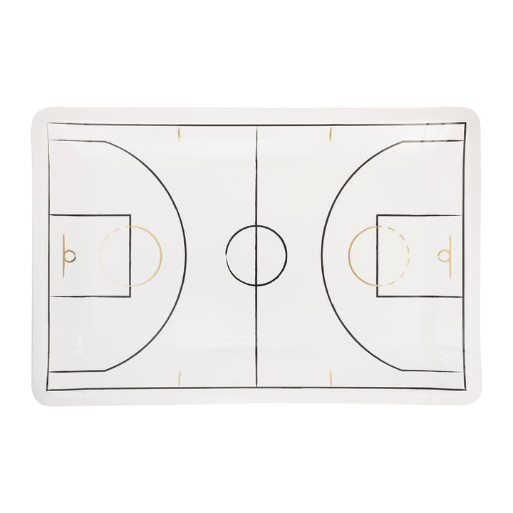 Plato Grande Cancha Baloncesto