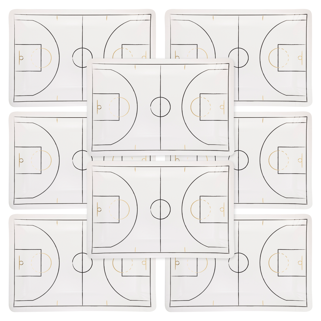 Plato Grande Cancha Baloncesto