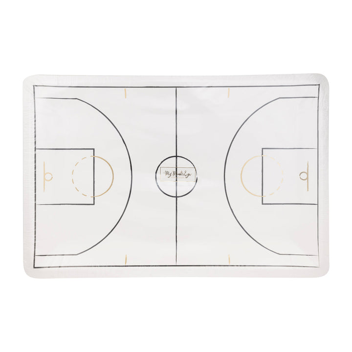 Plato Grande Cancha Baloncesto