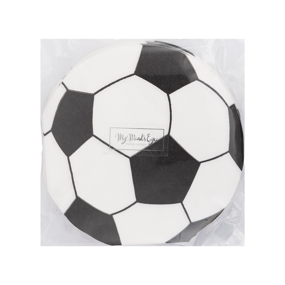 Servilleta cóctel Balón Fútbol 24 Uds