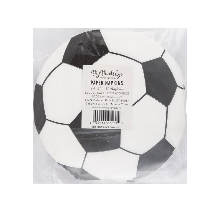 Servilleta cóctel Balón Fútbol 24 Uds