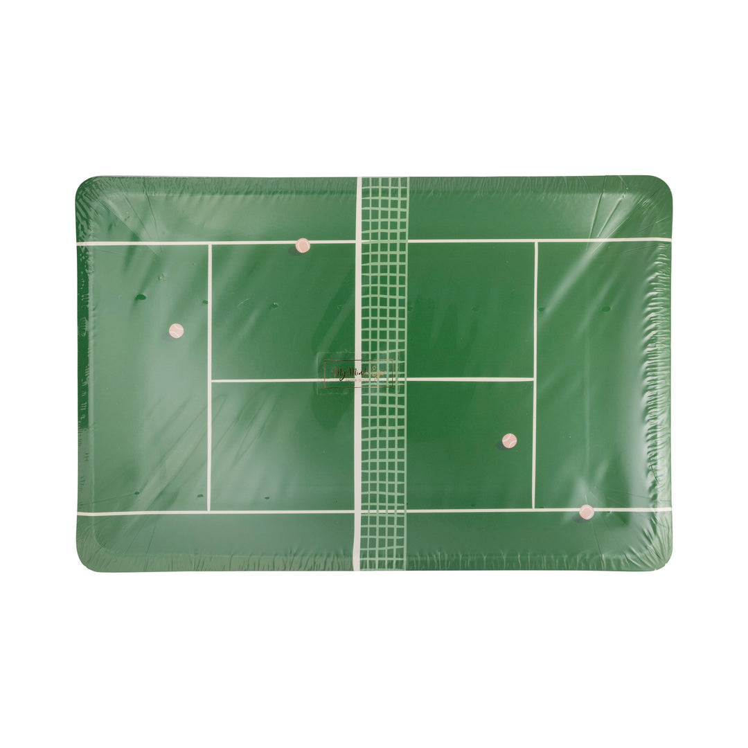 Plato Grande Cancha de Tennis