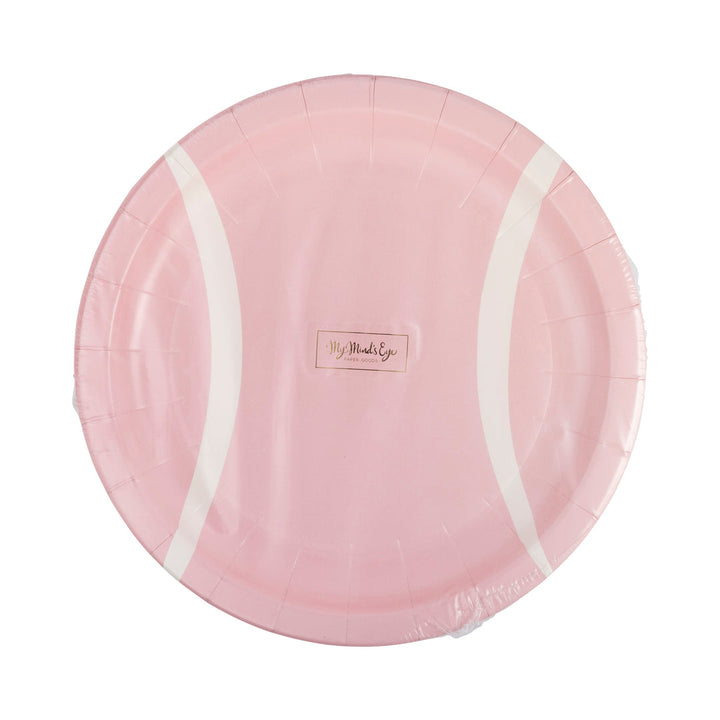 Plato Bola de Tennis Rosa