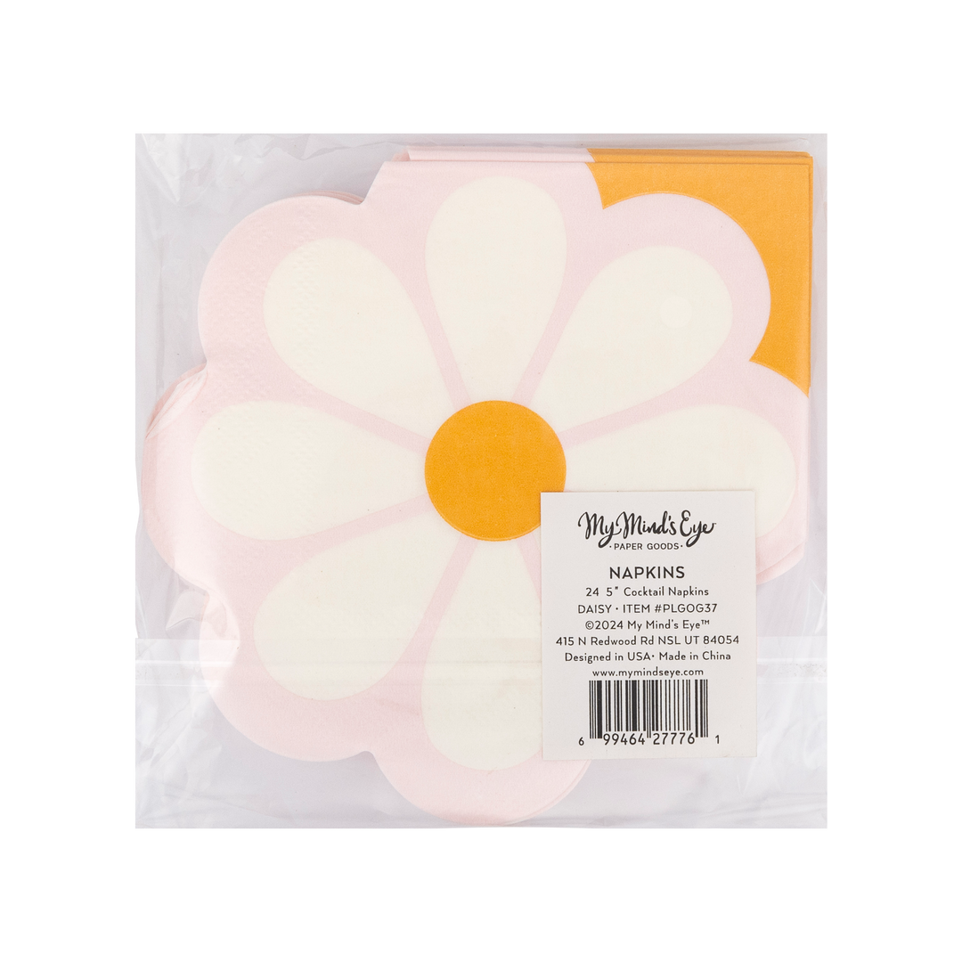 Servilleta cóctel Disco Daisy  24 Uds