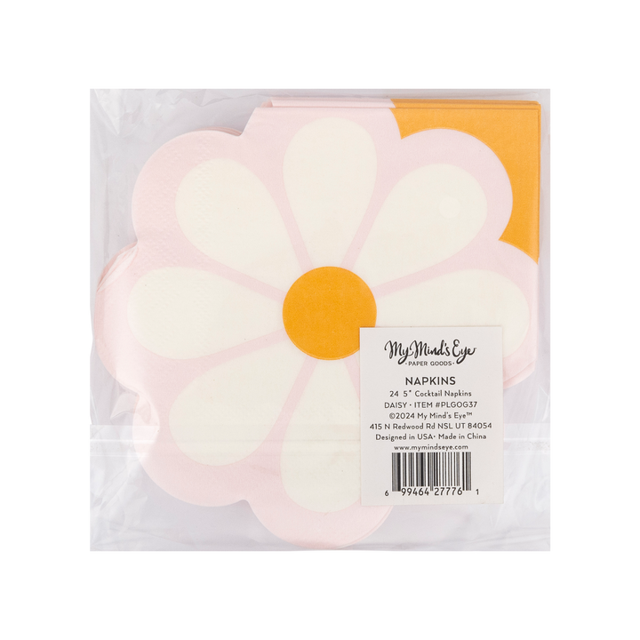 Servilleta cóctel Disco Daisy  24 Uds