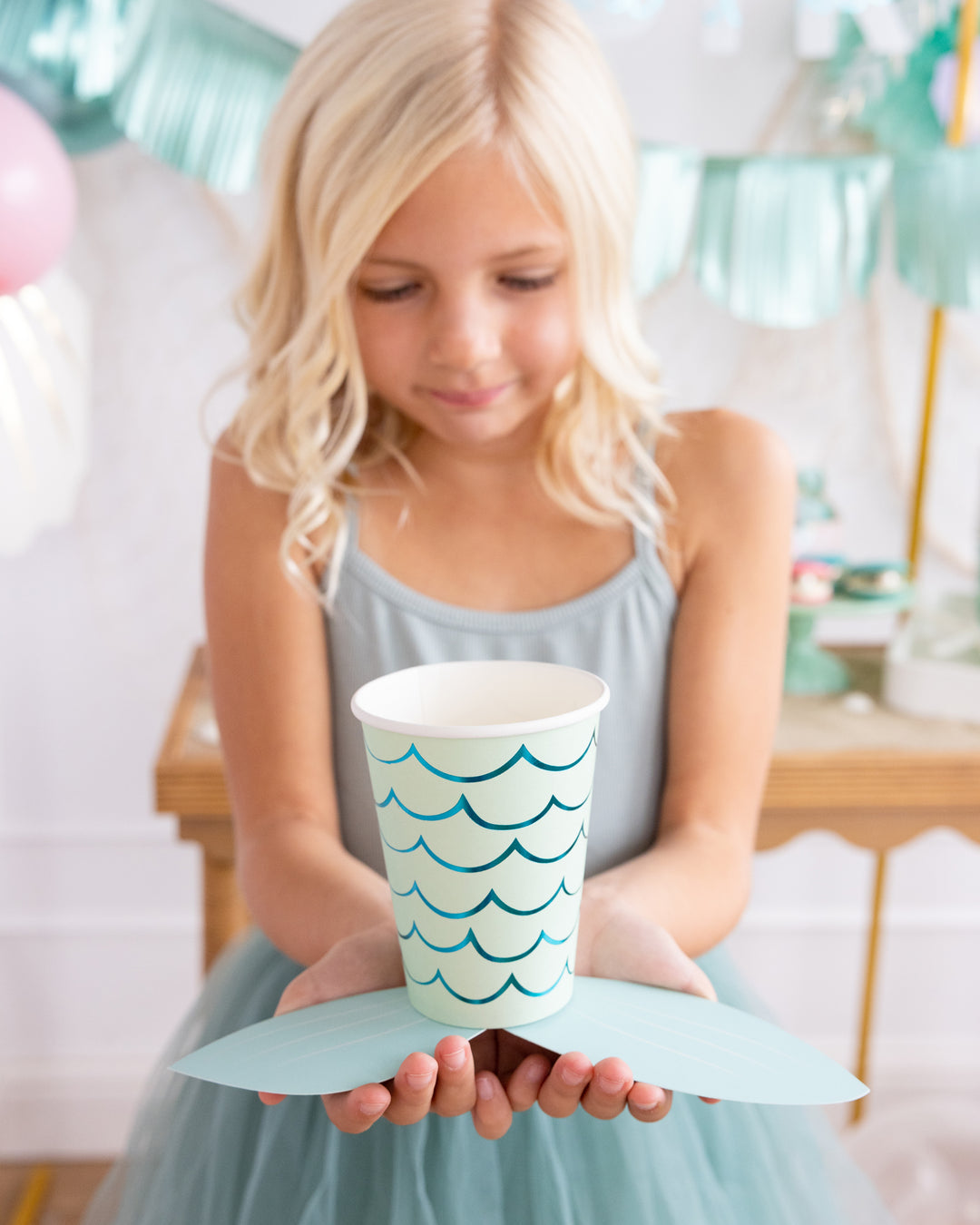 Vaso Cola de Sirena 12 Oz