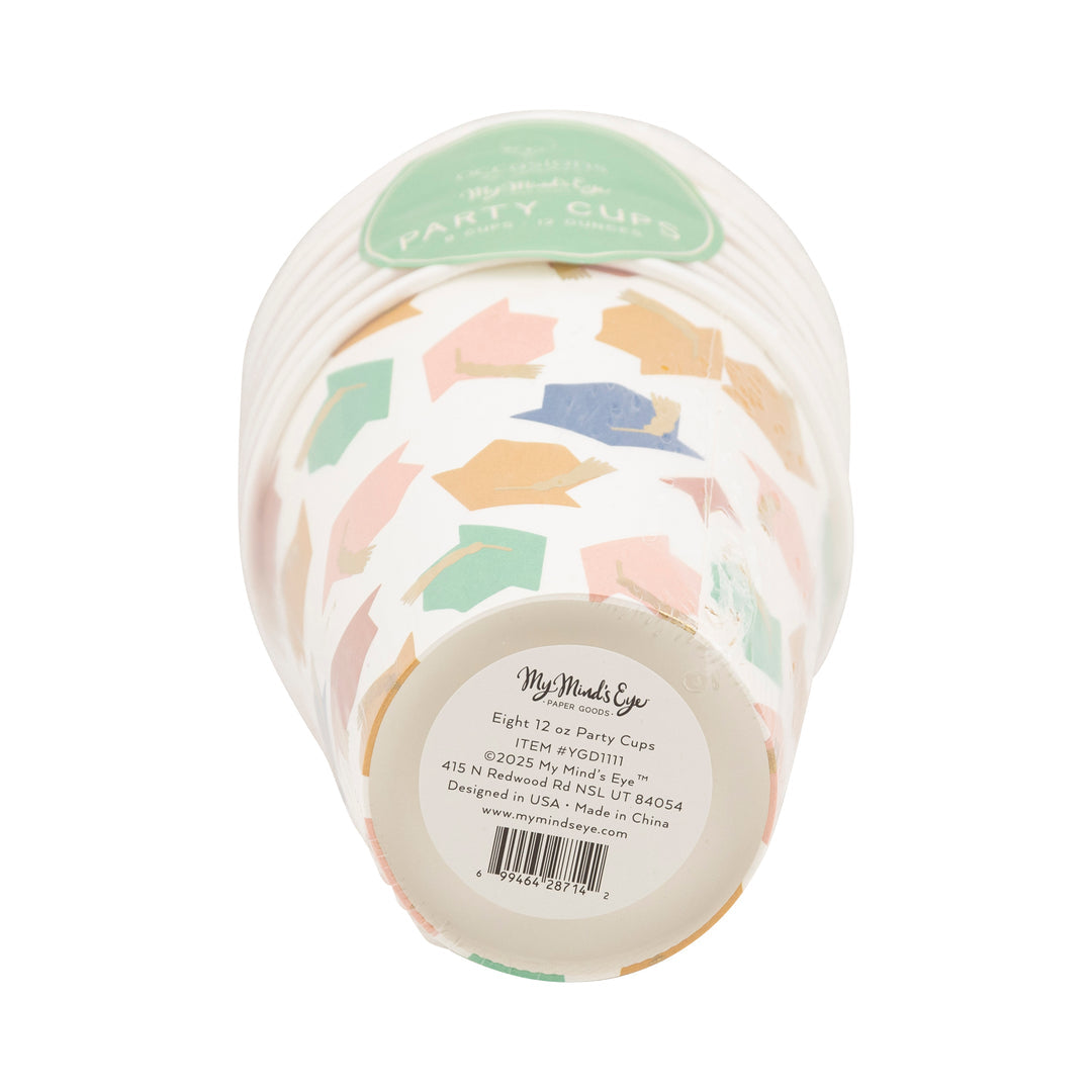 Vaso Sombrero Graduación 12 Oz
