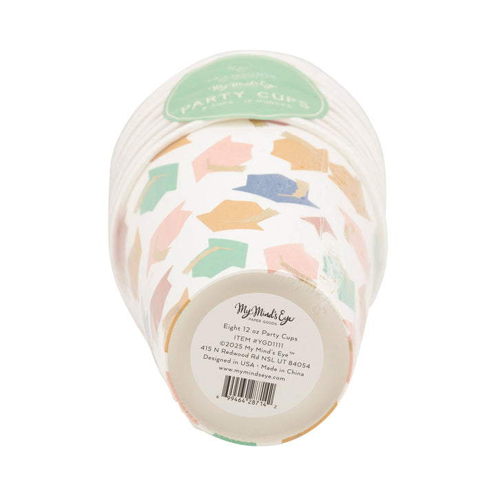 Vaso Sombrero Graduación 12 Oz