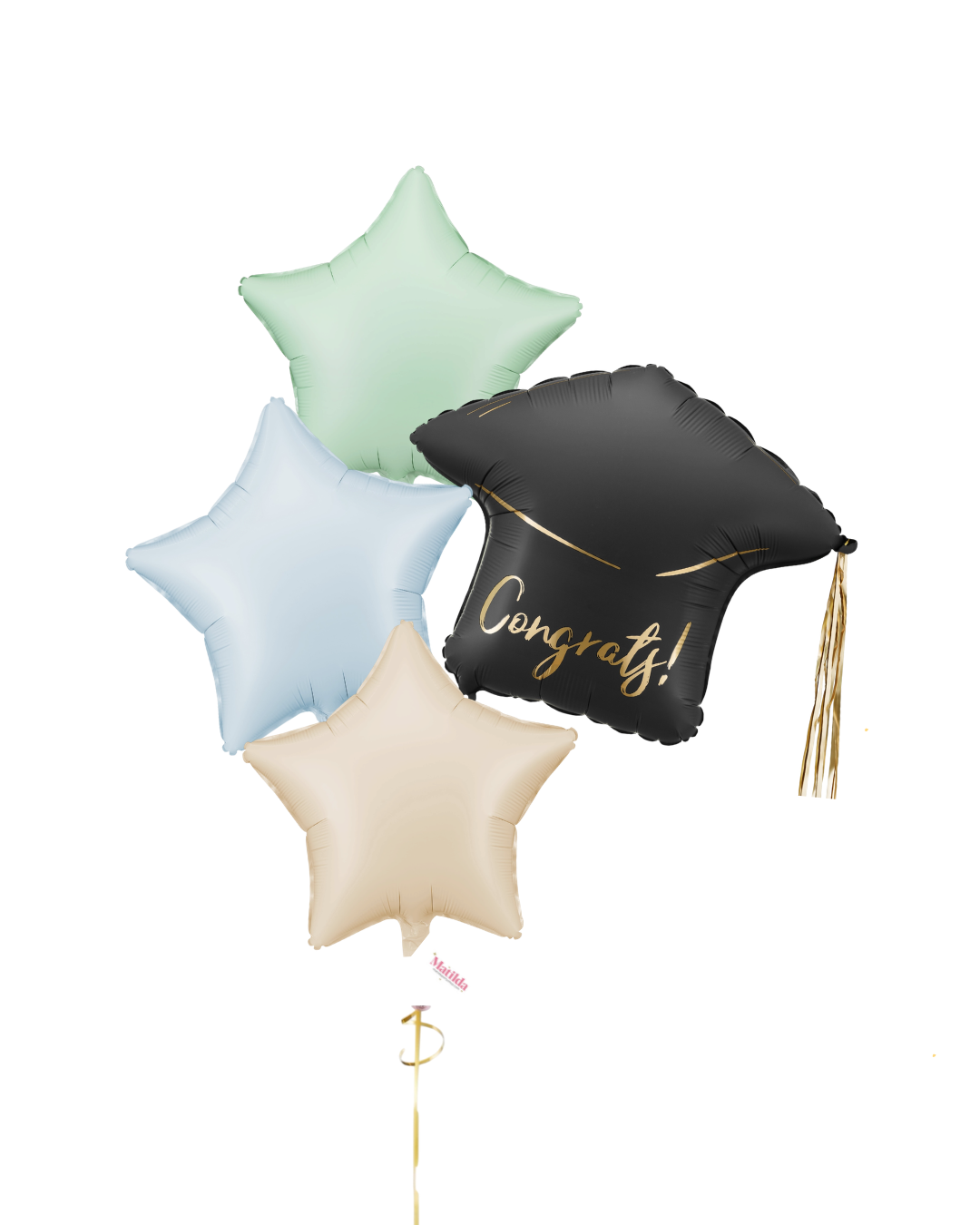 Bouquet de Globos Grad Birrete Pastel