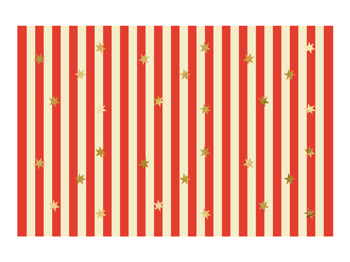 Mantel de papel de "Rayas y Estrellas" 1.8 x 1.2 m