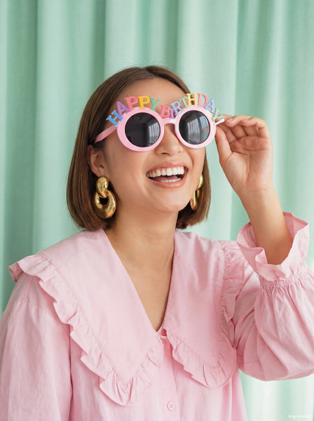 Gafas Happy Birthday Rosa