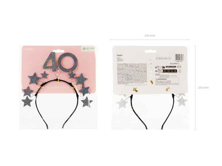 Diadema "40 años"