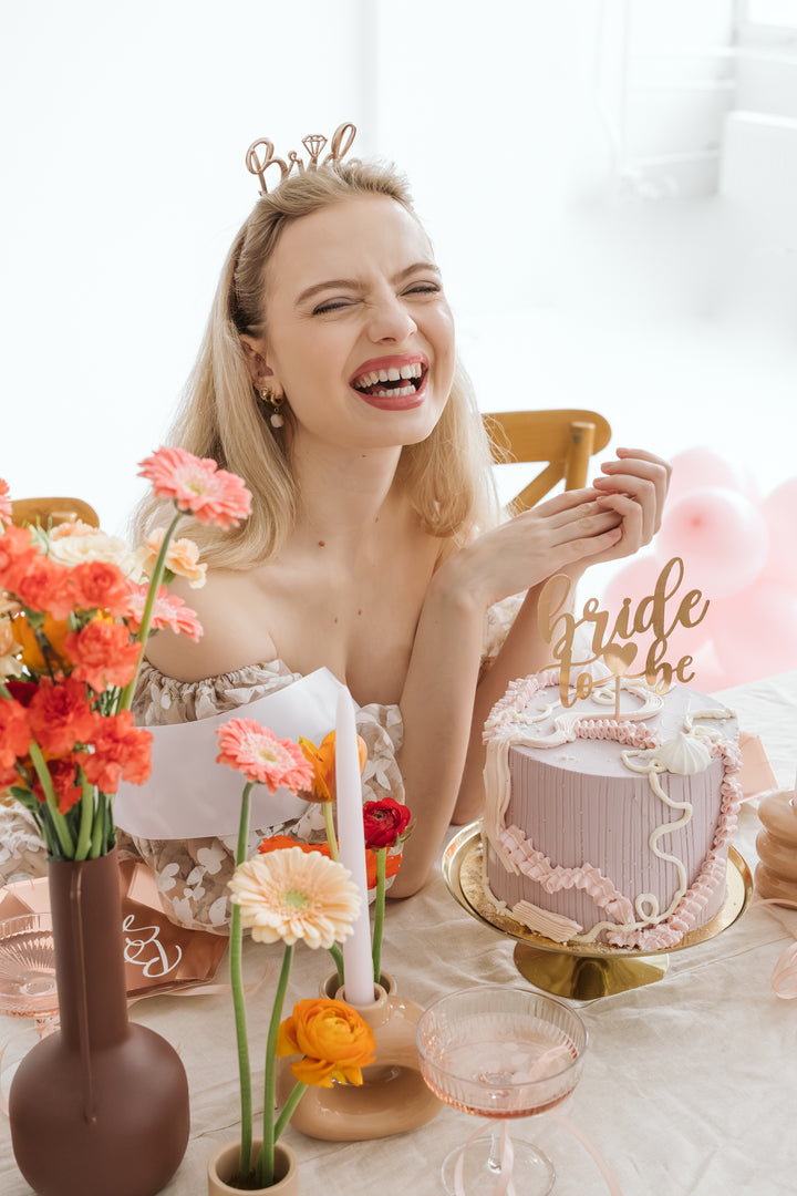Diadema Bride Oro Rosa