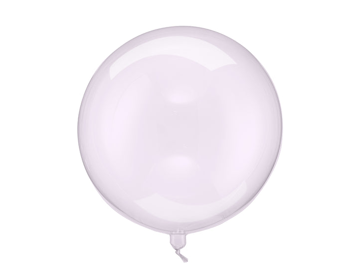 Globo Bubble Transparente Lila 40cm
