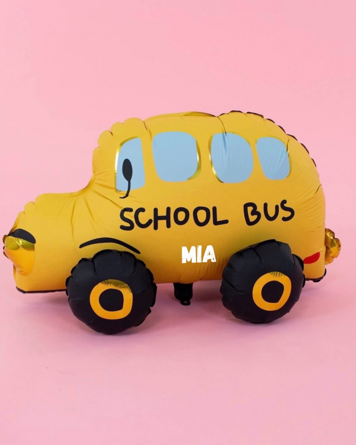 Globo Foil Standing Bus Escolar Personalizado