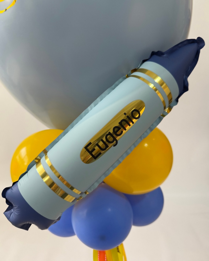 Bouquet de Globo Back to School Personalizado Niño