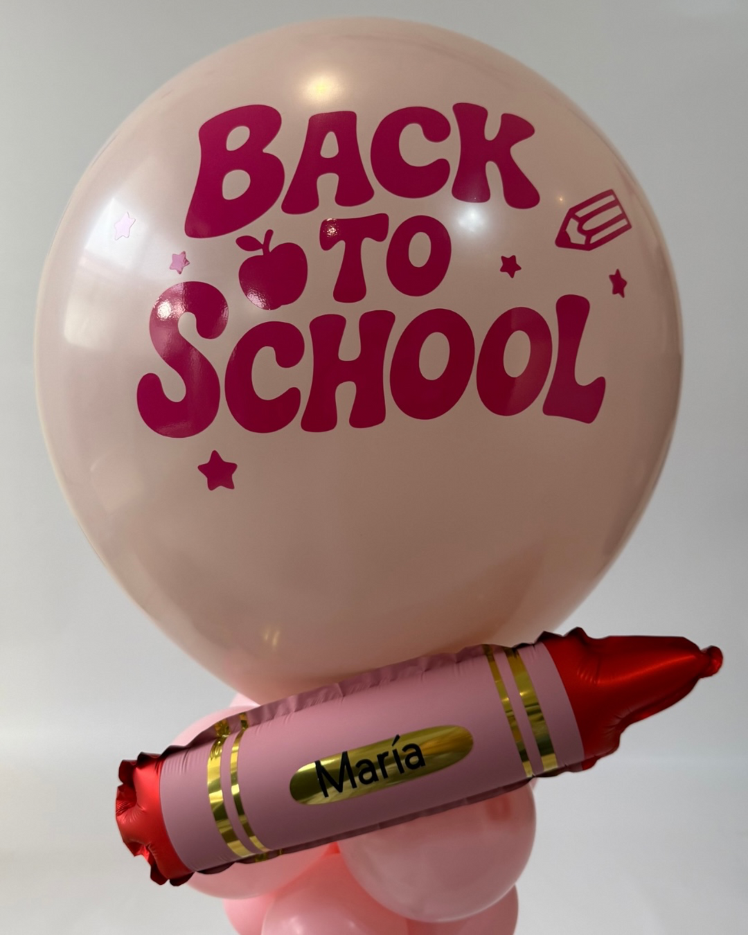 Bouquet de Globo Back To School personalizado Niña