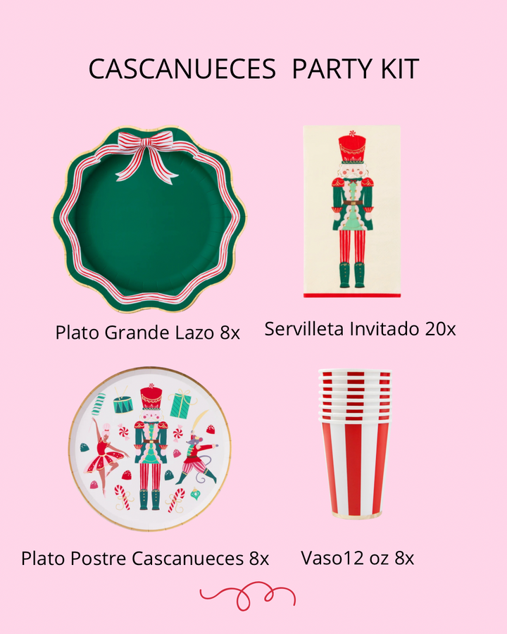 Kit de Fiesta Navidad Cascanueces 8x