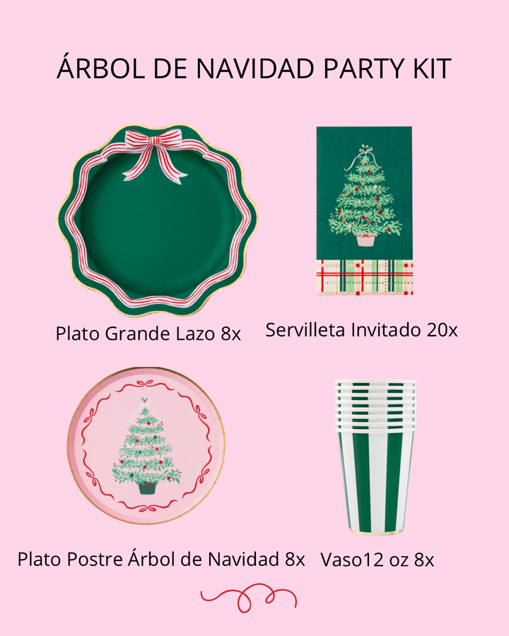 Kit De Fiesta Àrbol De Navidad 8x
