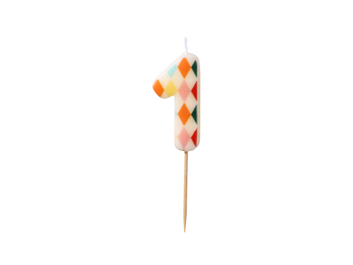 Velas Número 1-9 "Rombos"