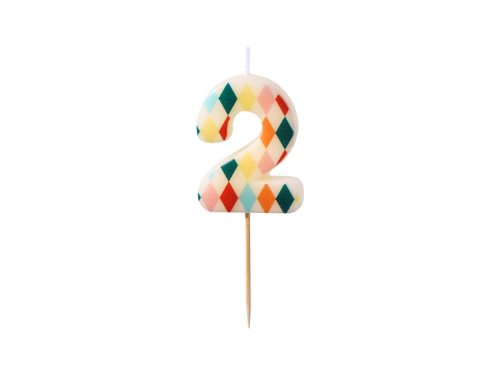 Velas Número 1-9 "Rombos"