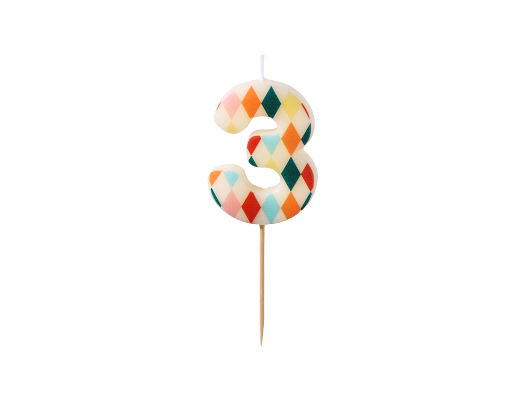 Velas Número 1-9 "Rombos"