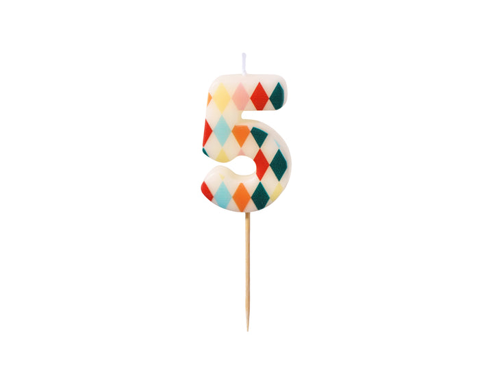 Velas Número 1-9 "Rombos"