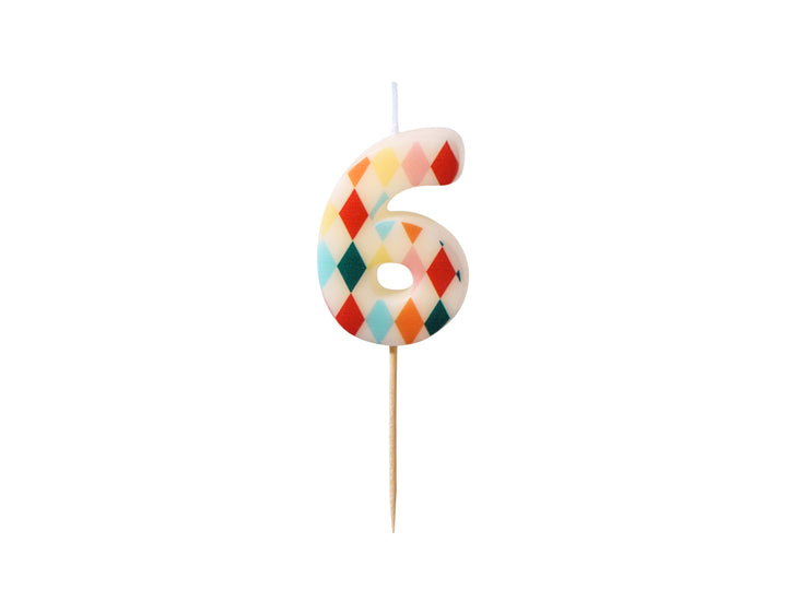 Velas Número 1-9 "Rombos"