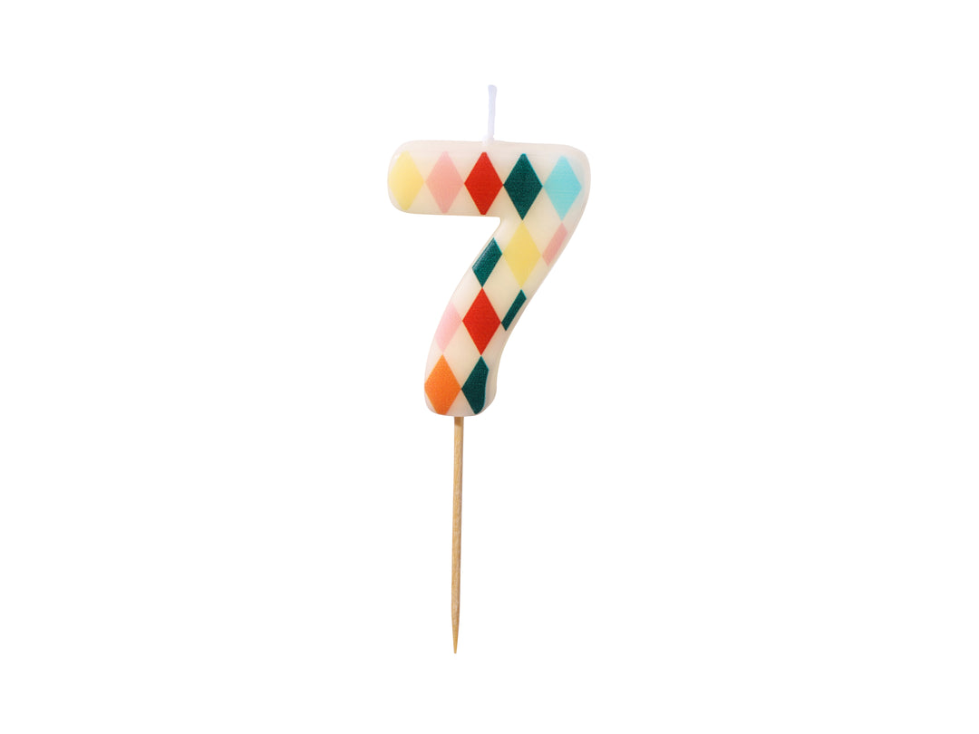 Velas Número 1-9 "Rombos"