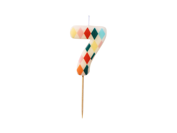 Velas Número 1-9 "Rombos"