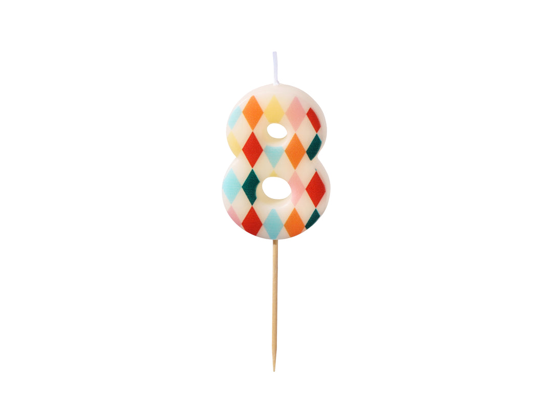 Velas Número 1-9 "Rombos"