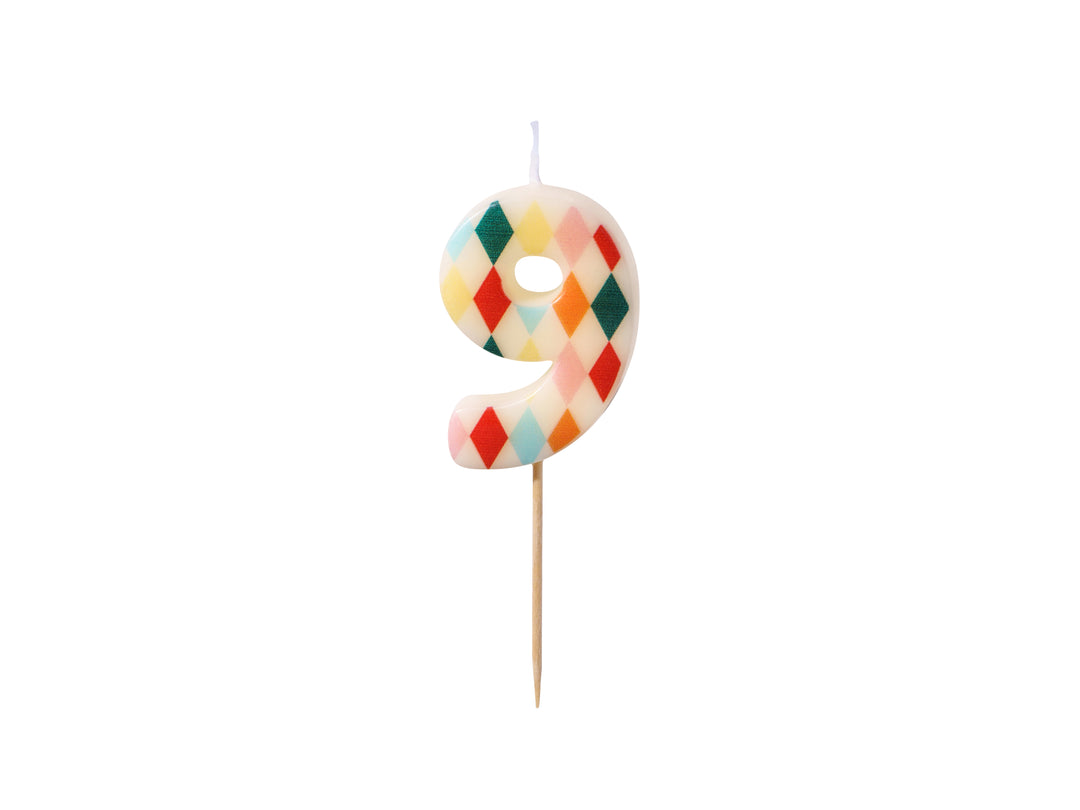 Velas Número 1-9 "Rombos"
