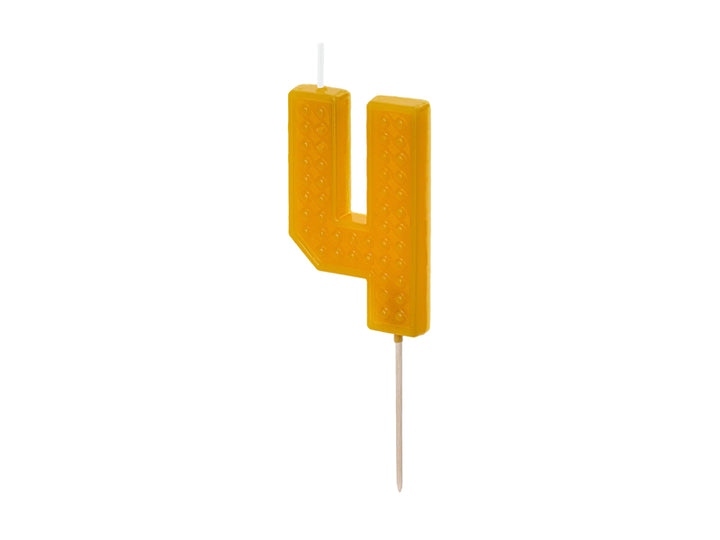 Vela Número 4 "Lego"