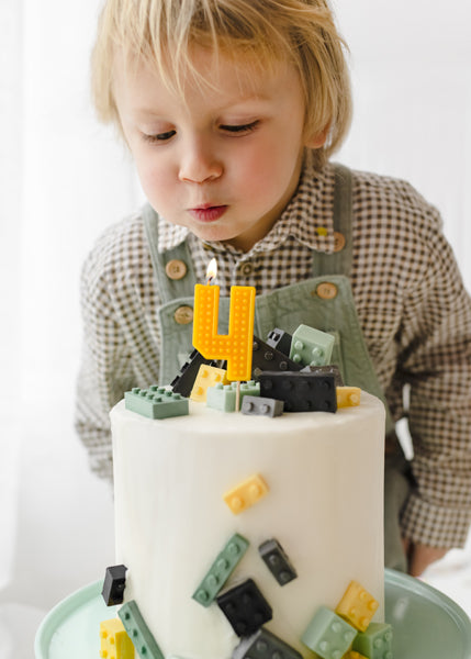 Vela Número 4 "Lego"