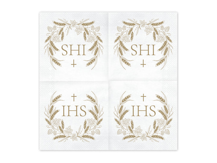Servilleta Grande "IHS" 12 Uds