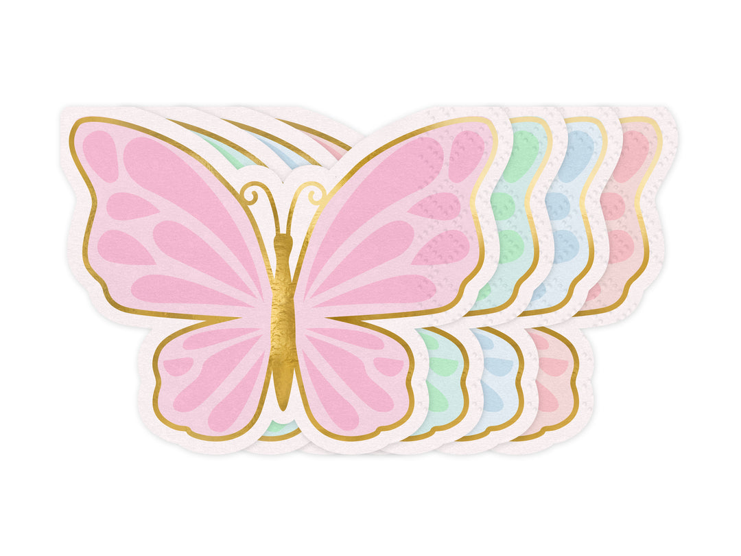 Servilleta "Mariposa Multicolor" 12 Uds