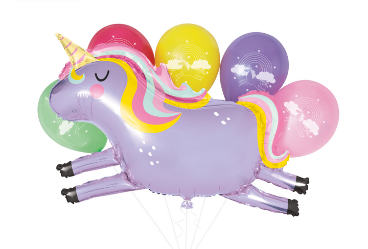 Kit de Globos Unicornio, 6 Uds