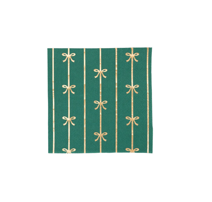Servilleta Coctel Esmeralda Lazo, 20 Uds