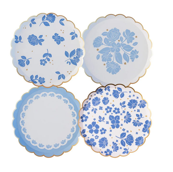 Plato Flores Belle Blue