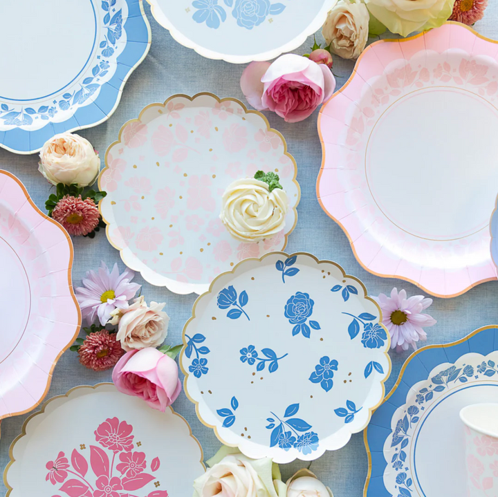 Plato Flores Belle Blue