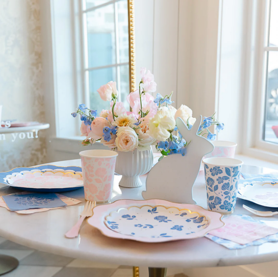 Plato Flores Belle Blue