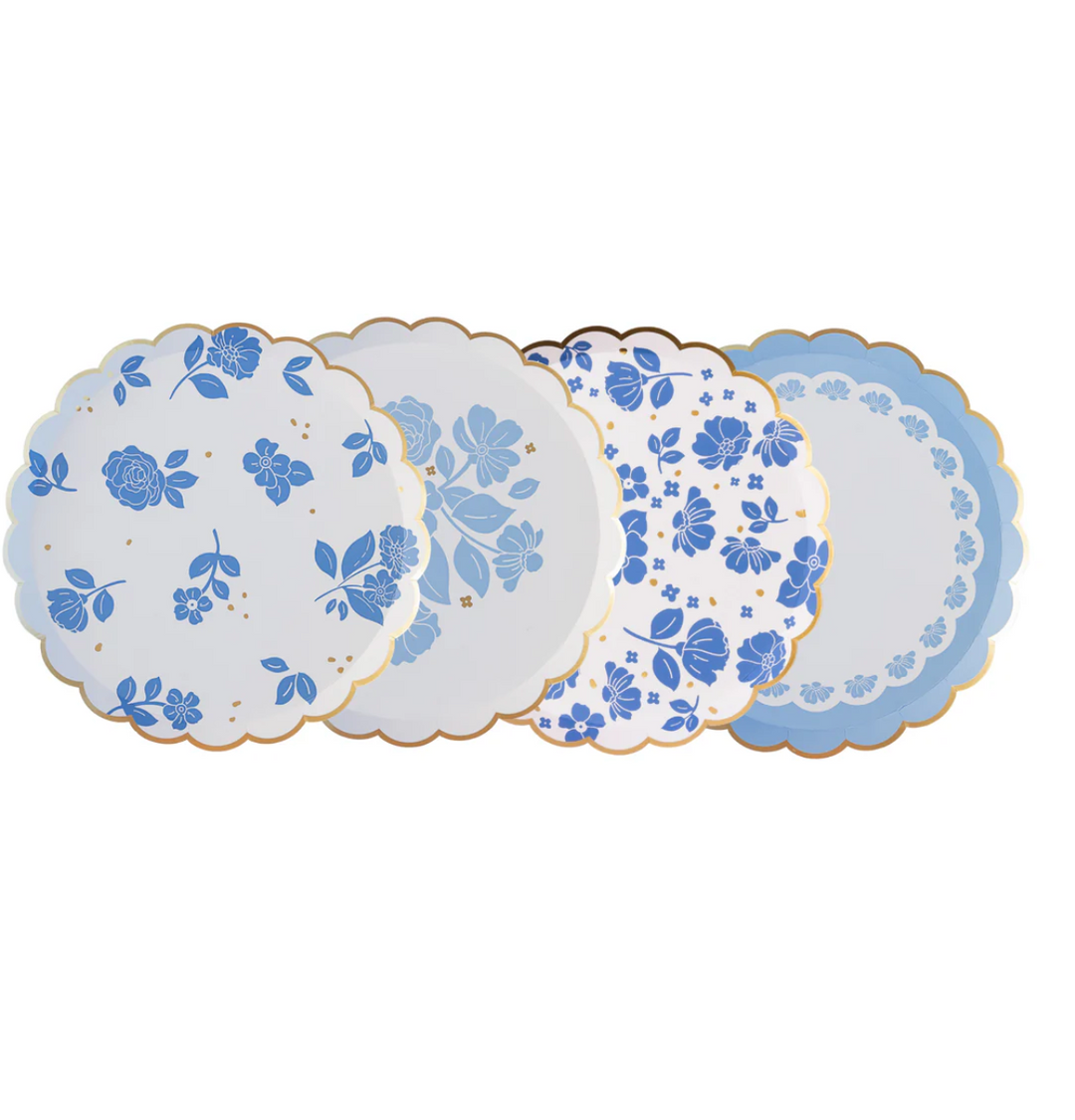 Plato Flores Belle Blue