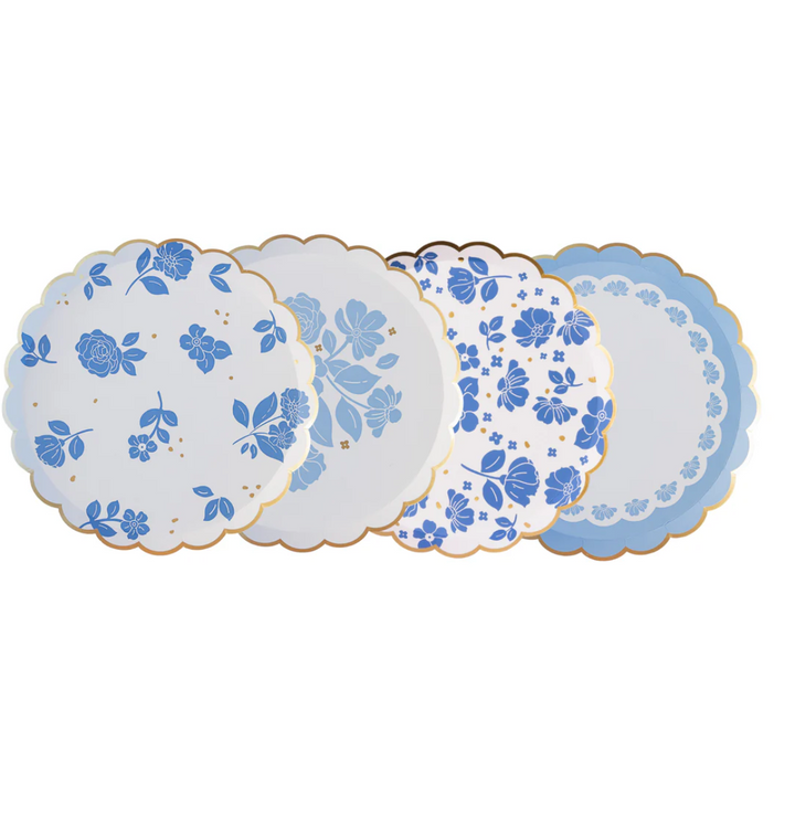 Plato Flores Belle Blue
