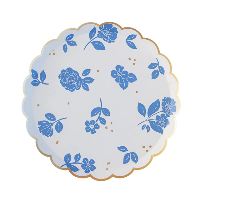 Plato Flores Belle Blue