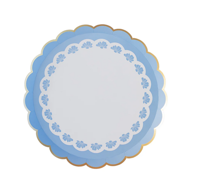 Plato Flores Belle Blue