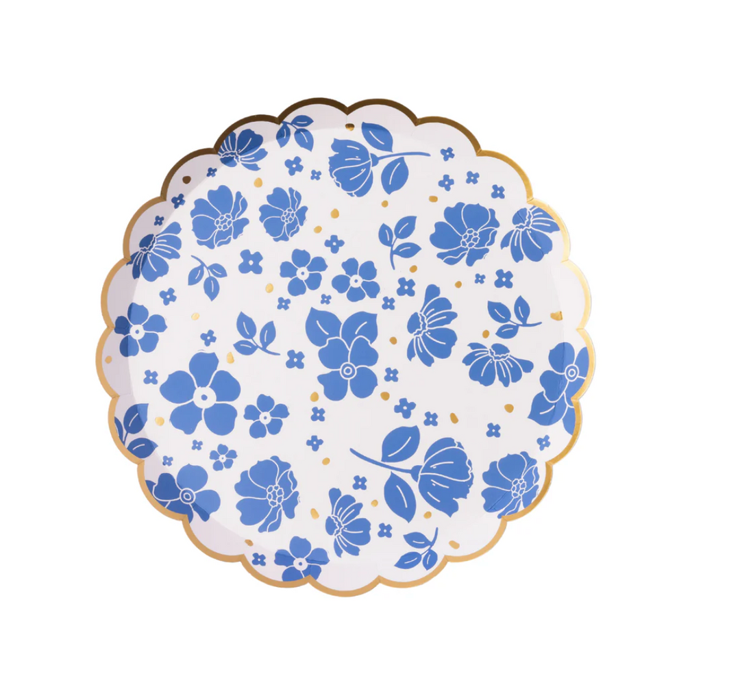 Plato Flores Belle Blue